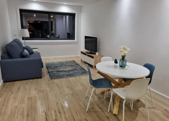 Blue - Caminhos De Santiago-airport Lägenhet Praia de Angeiras